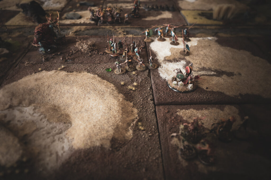 The Bannwart and his Warden Warband are ambushed by a host of Gnarls.